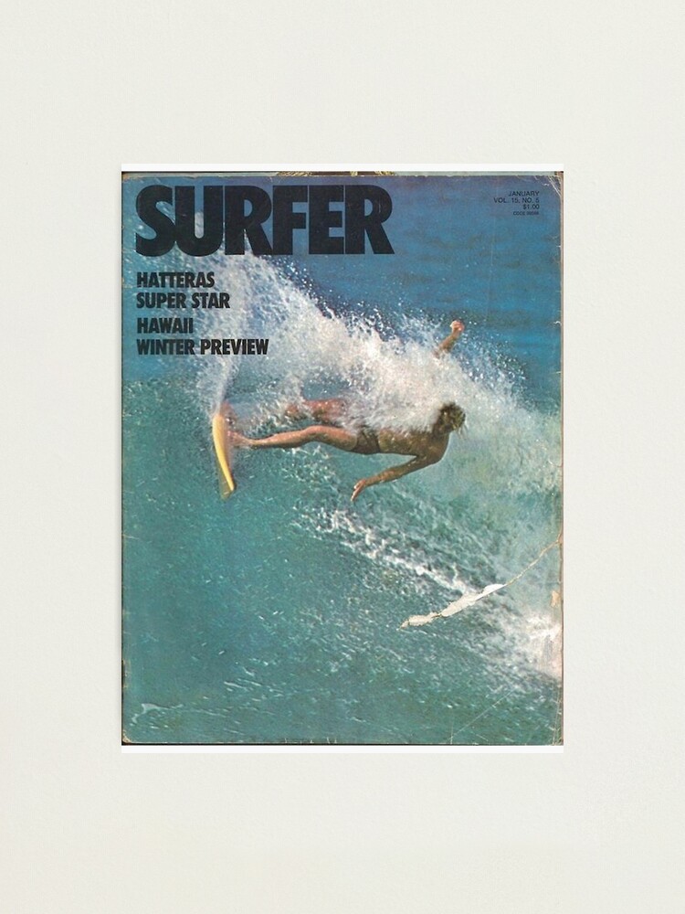 surfer magazine vintage Poster Photographic Print
