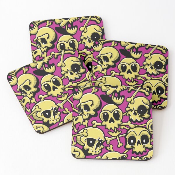 Item preview, Funny Skulls Pattern designed and sold by Ajato.