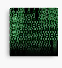 Binary Code Canvas Print