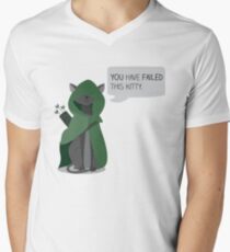 Arrow, the vigilante cat Men's V-Neck T-Shirt