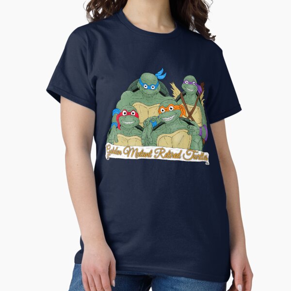 Item preview, Creme Ninja Film Golden Mutant Retired Turtles designed and sold by NinaReichert.