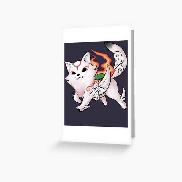 Chibiterasu Okami Okamiden Greeting Card for Sale by Nikole