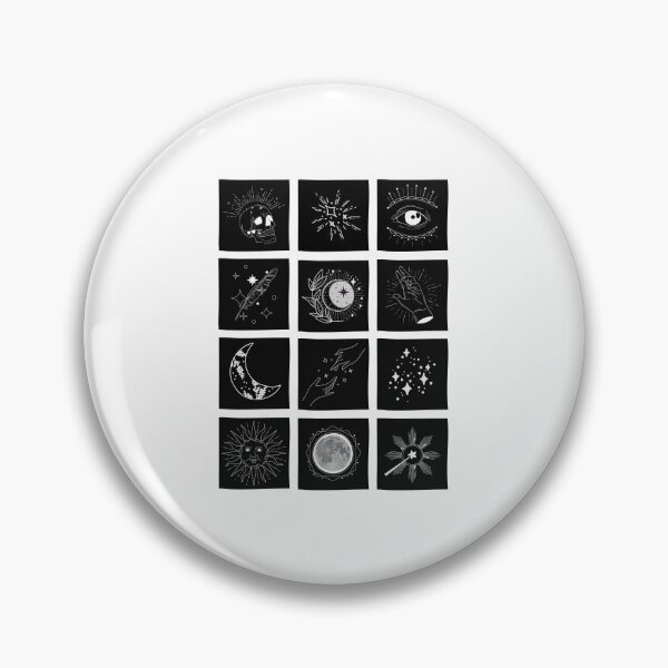 Item preview, Minimalist Black And White Celestial Art designed and sold by The Red Nox.