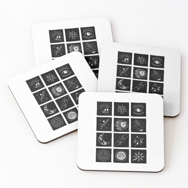 Item preview, Minimalist Black And White Celestial Art designed and sold by The Red Nox.
