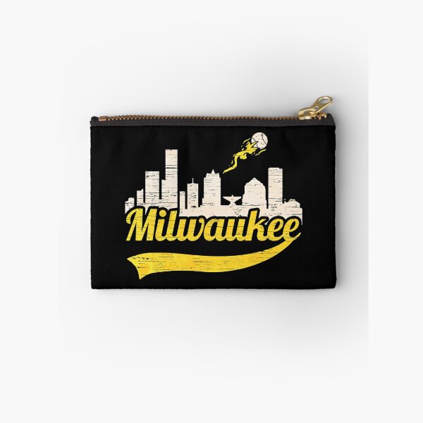 Item preview, Milwaukee Baseball Home Run City Skyline designed and sold by xmjajd.