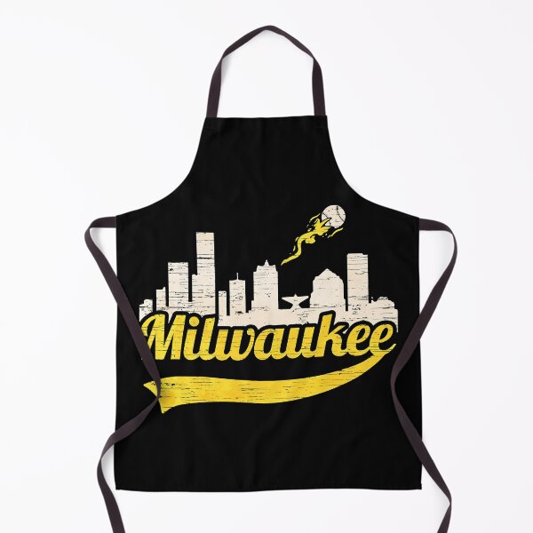 Item preview, Milwaukee Baseball Home Run City Skyline designed and sold by xmjajd.