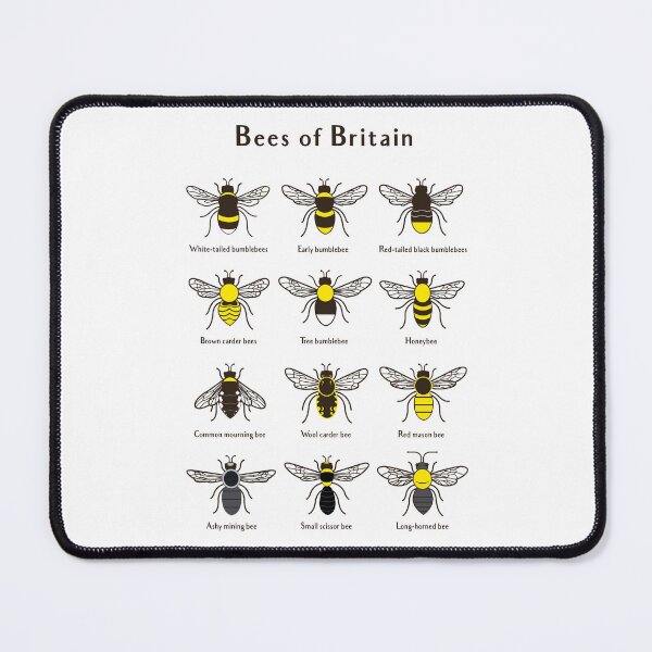 Item preview, Bees of Britain designed and sold by thelake-goose.
