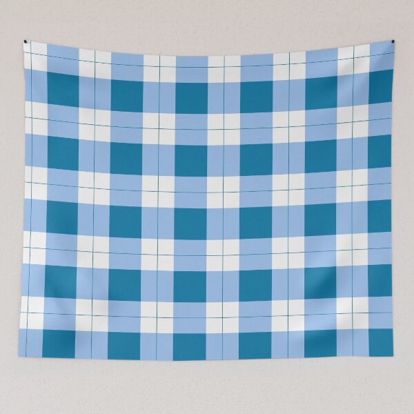 Item preview, Winter Blue Buffalo Plaid Check Pattern designed and sold by Tamas Das.