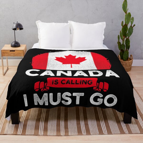 Item preview, Canada Is Calling And I Must Go Canadian Flag designed and sold by Xtjjae.