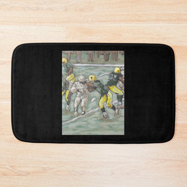 Item preview, American Football Player Blocking Premium Scoop T-Shirt designed and sold by felyn3gloria.