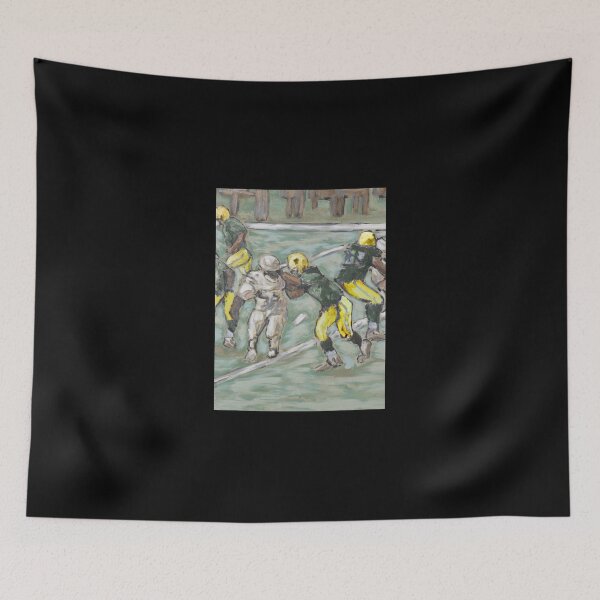 Item preview, American Football Player Blocking Premium Scoop T-Shirt designed and sold by felyn3gloria.
