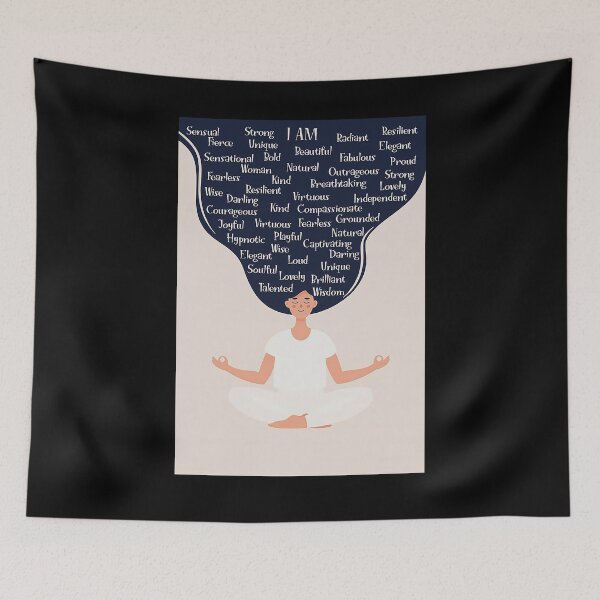 Item preview, Yoga Yogi I Am Strong art designed and sold by cevyl49.