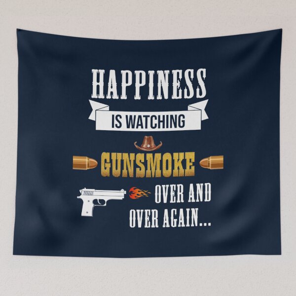 Item preview, Happiness is watching gunsmoke over and over again ..   designed and sold by VividPixelP.