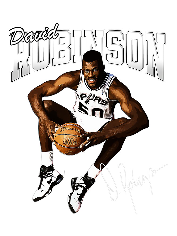 David Robinson  Nba t shirts, David robinson, Nba shirts