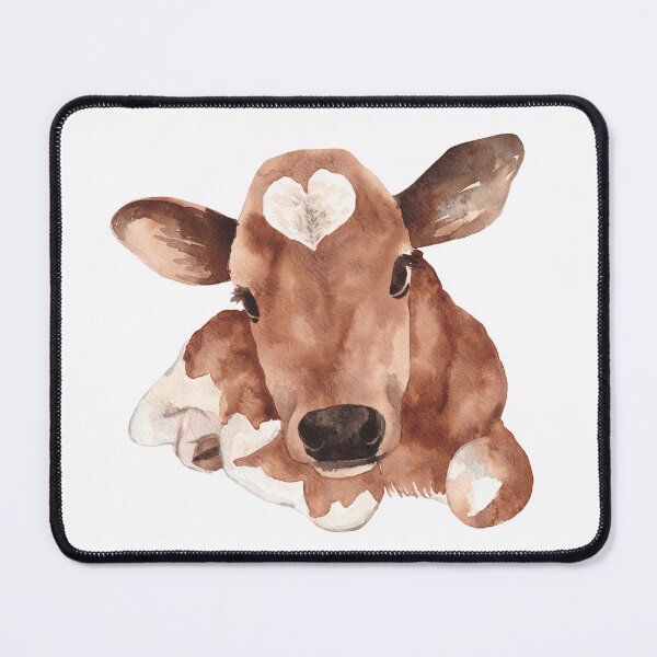 Item preview, Cute cow portrait designed and sold by Kaoryn Chan.
