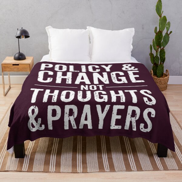 Item preview, Anti Gun Policy & Change Not Thoughts & Prayers Wear Orange designed and sold by NaraChian.