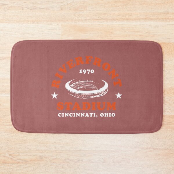 Artikelvorschau, Cincinnati Bengals T-ShirtRiverfront Stadium 1970 Cincinnati Ohio Orange Bengals entworfen und verkauft von TorimachiYoneza.