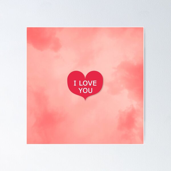 Item preview, I LOVE YOU designed and sold by MindFly.