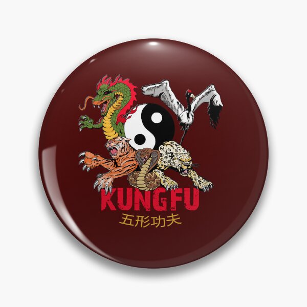 Item preview, Kung Fu 5 animals kungfu styles T-Shirt designed and sold by Wenstyy8800.