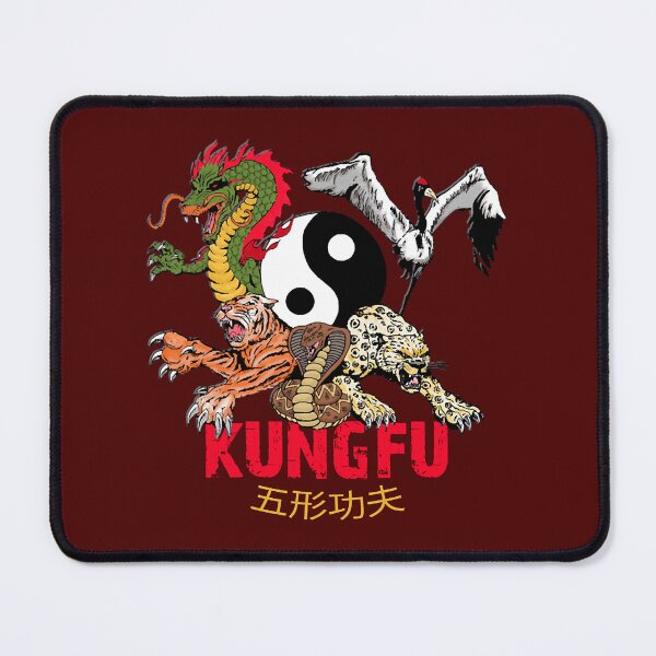 Item preview, Kung Fu 5 animals kungfu styles T-Shirt designed and sold by Wenstyy8800.