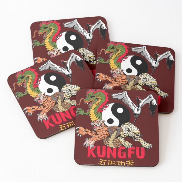 Item preview, Kung Fu 5 animals kungfu styles T-Shirt designed and sold by Wenstyy8800.