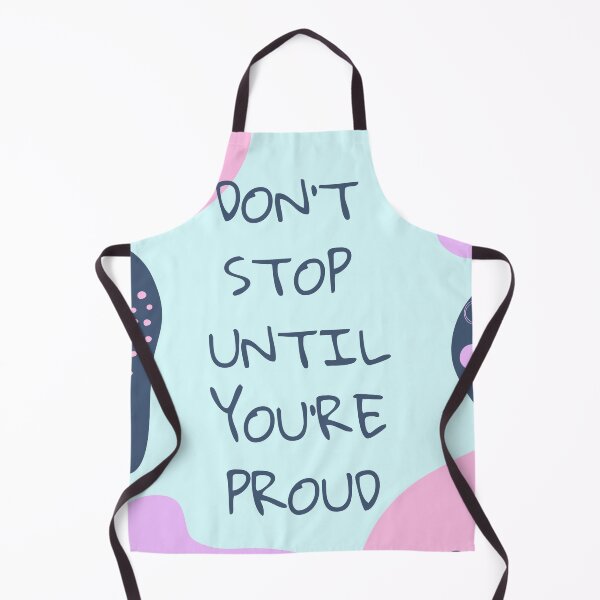 Item preview, Don't Stop Until You're Proud (blue-yellow-purple) designed and sold by Dorina Larsdotter.