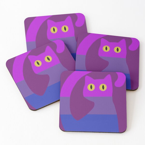 Item preview, Bi Pride Flag Kitty designed and sold by hedarra.