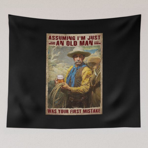 Item preview, Assuming I'm Just An Old Man Was Your First Mistake Vintage  designed and sold by sellexxf69.