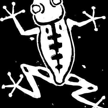 Artwork thumbnail, Frog aztec by duadua dua