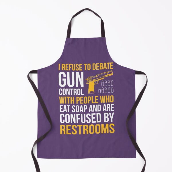 Item preview, Refuse Debate With People Who Eat Soap Pro Gun Gun Control designed and sold by NaraChian.