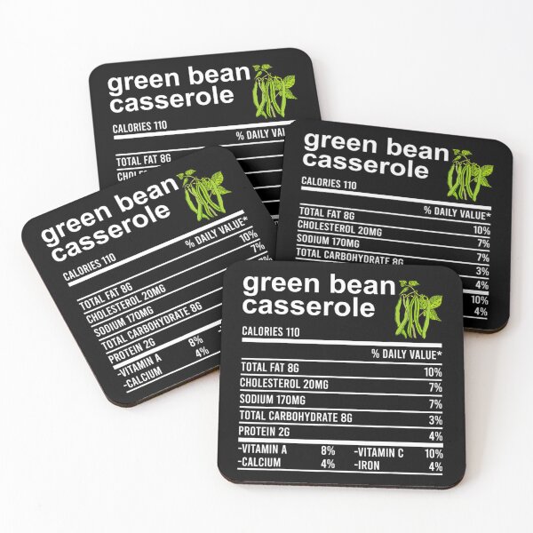 Item preview, Thanksgiving Green Bean Casserole Nutrition Facts designed and sold by NaraChian.