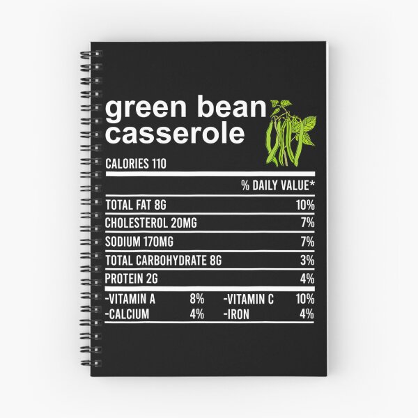 Item preview, Thanksgiving Green Bean Casserole Nutrition Facts designed and sold by NaraChian.