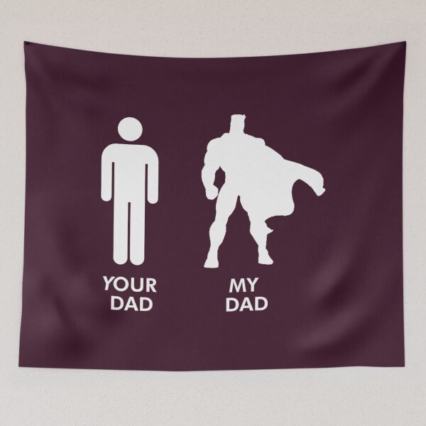 Item preview, Your Dad Vs. My Dad Father Day Superhero designed and sold by NaraChian.