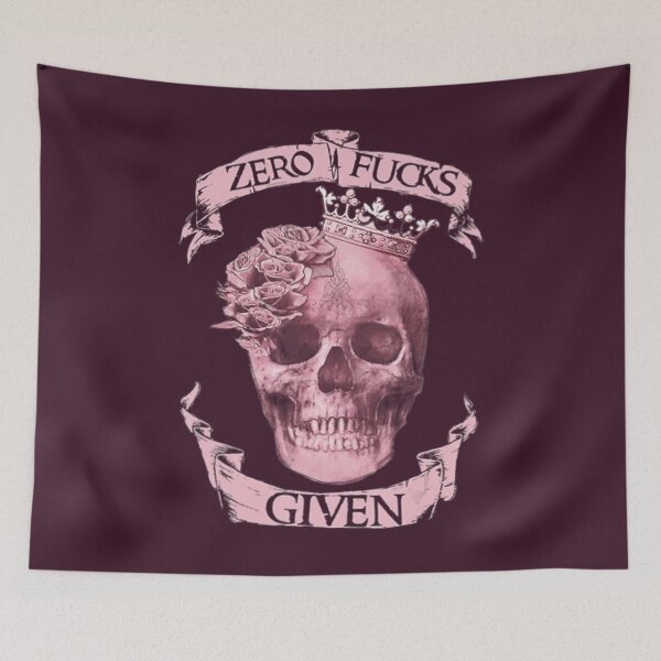 Item preview, Zero Given Skull Fuck Skull Queen Flower Rose designed and sold by NaraChian.