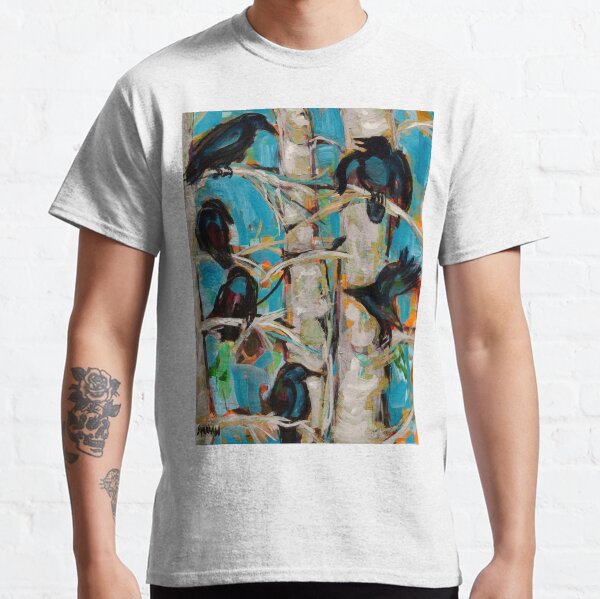 Crow in Poplars Classic T-Shirt