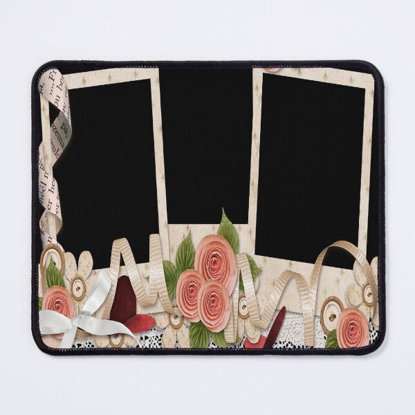 Item preview, Beige floral border, Digital scrapbooking designed and sold by DEREKMCGOY.