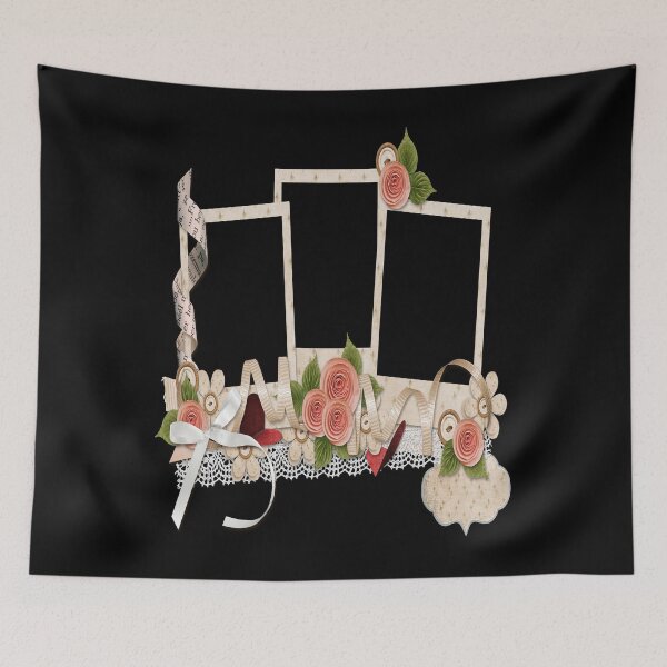 Item preview, Beige floral border, Digital scrapbooking designed and sold by DEREKMCGOY.
