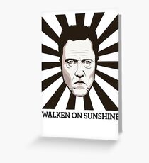 Walken on Sunshine - Christopher Walken Greeting Card