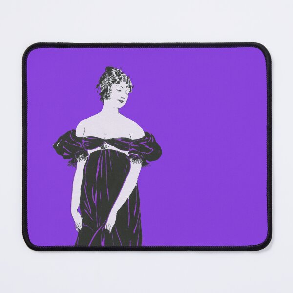 Item preview, Flapper woman tinted purple from artworks by Edward Penfield designed and sold by see-the-fox.