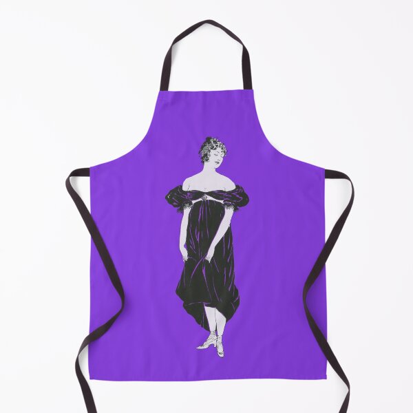Item preview, Flapper woman tinted purple from artworks by Edward Penfield designed and sold by see-the-fox.