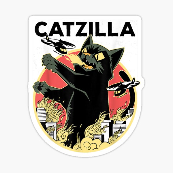 Item preview, CATZILLA Black Cat Apparel | Catzilla designed and sold by mechamtho.