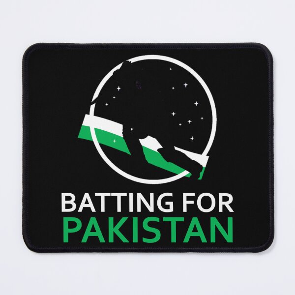 Item preview, Batting For Pakistan Pakistani Cricket Fan Sticker designed and sold by ayeshadanaqws.