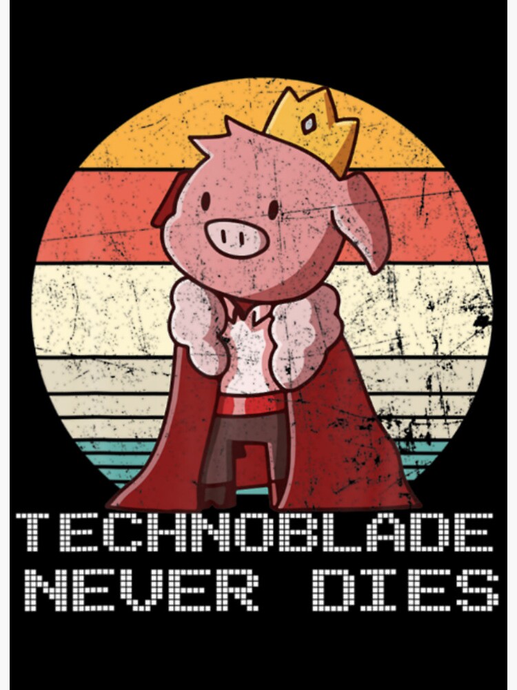 technoblade never dies games | Art Board Print