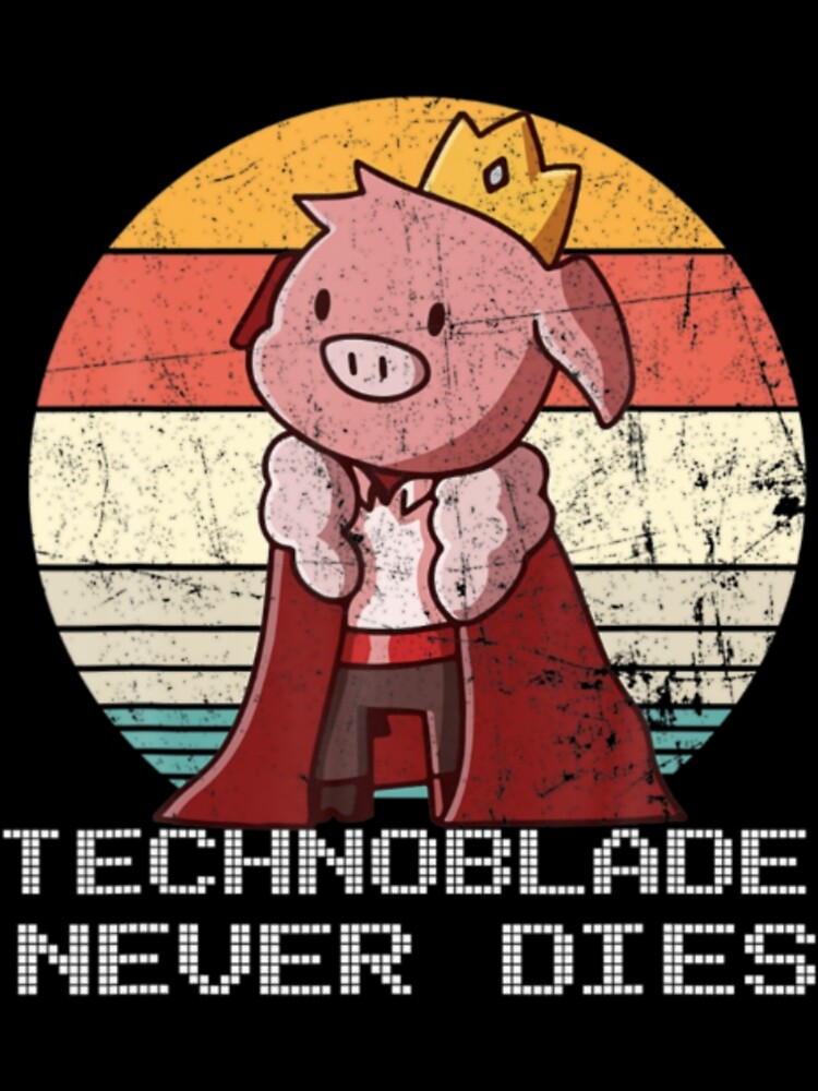 Technoblade Never Dies RIP Poster Wall Art - Jolly Family Gifts