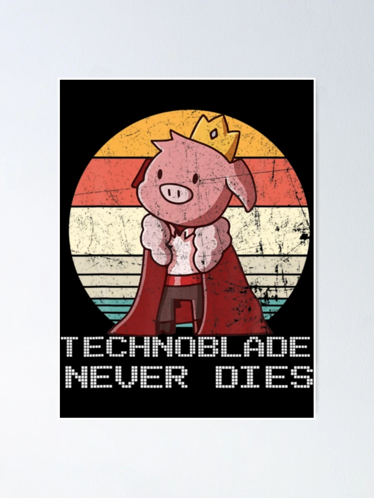 Technoblade Never Die SVG Files for Cricut Sublimation Files