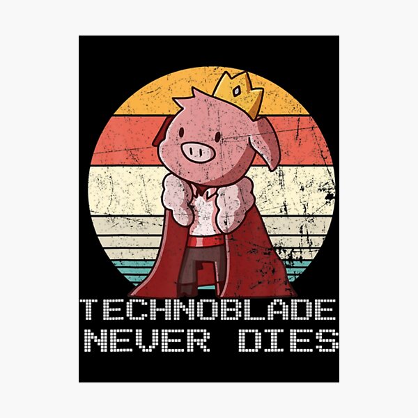 Technoblade Never Dies Pullover Hoodie for Sale by WellingtonAdams