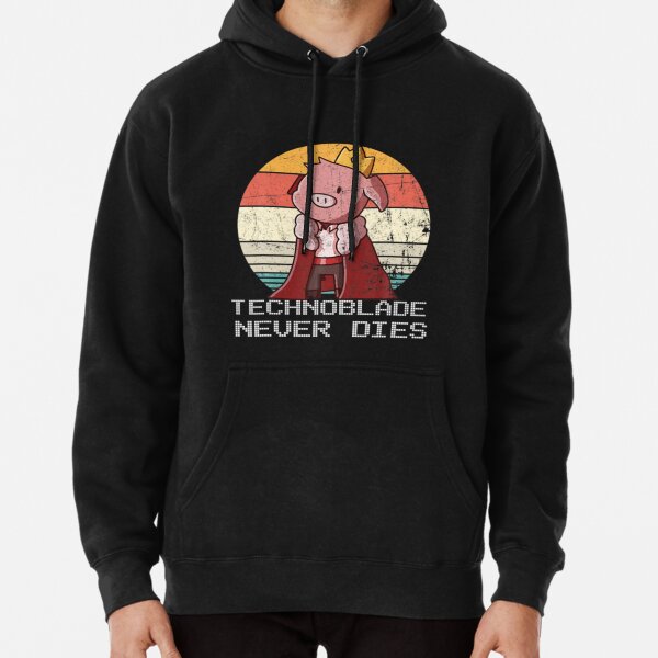 Technoblade Hoodies - Technoblade never dies Pullover Hoodie