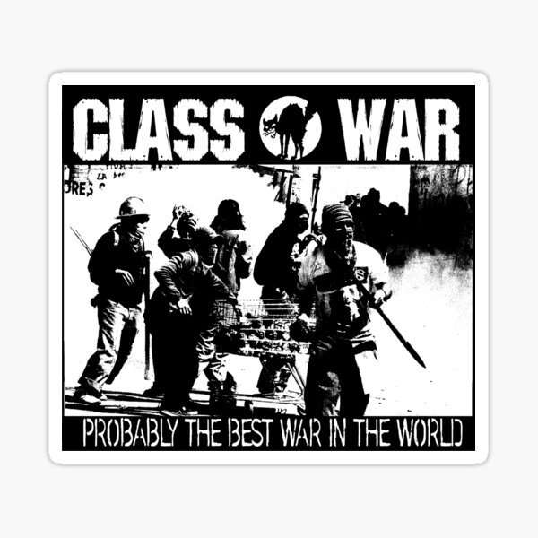 Item preview, Class War designed and sold by ChatNoir01.