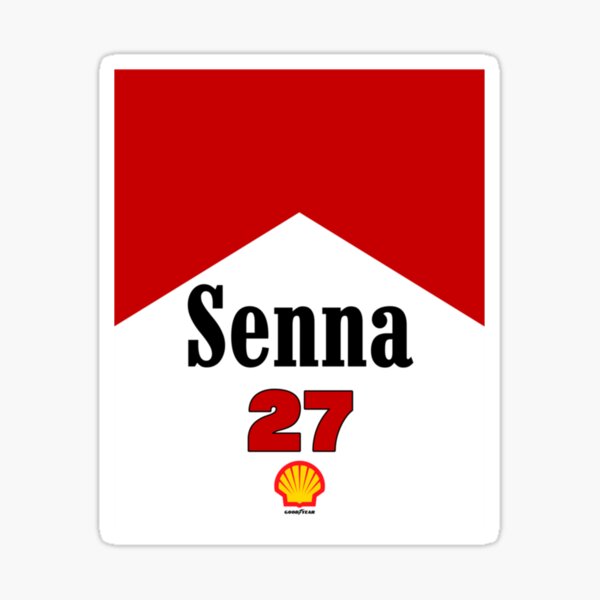 Livrée Ayrton Senna 27 F1 Sticker