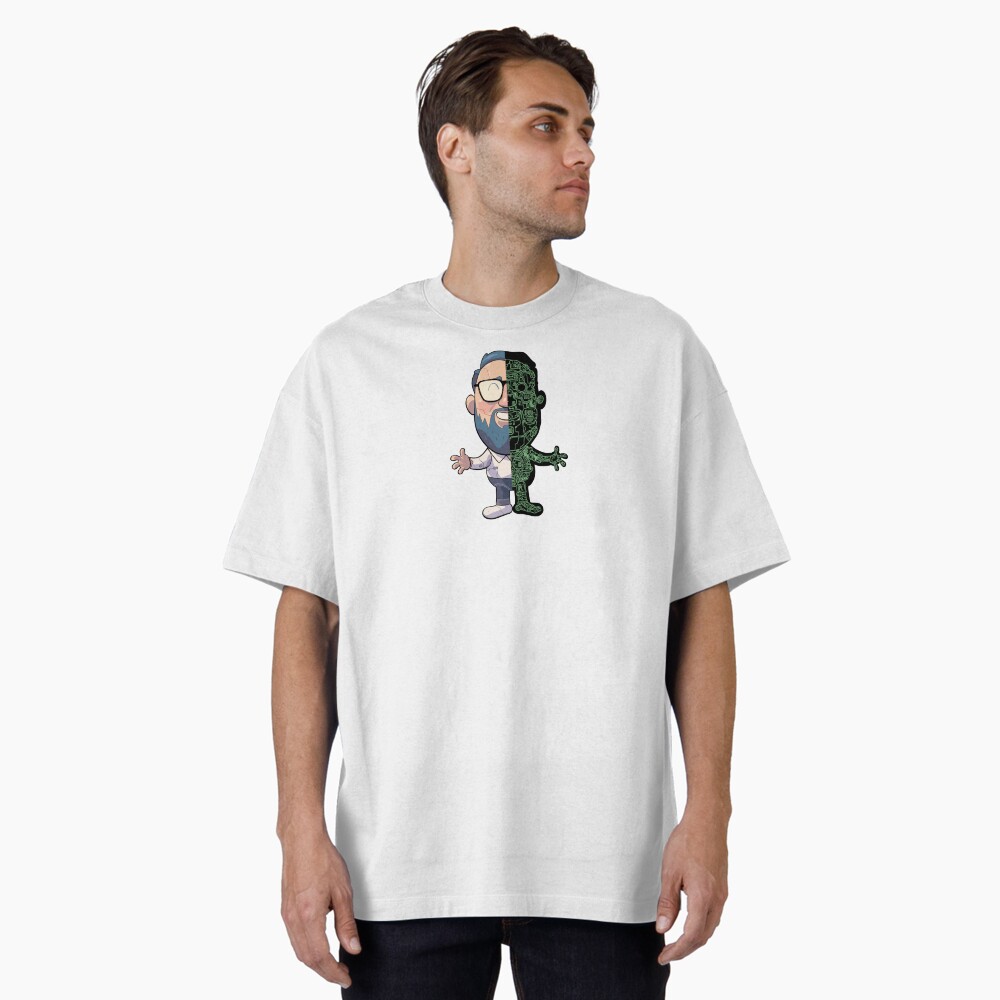 Vista previa del artículo con la obra «Camiseta oversize», diseñado y vendido por biotopia.